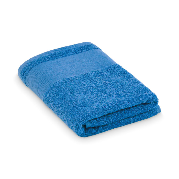 Serviette coton 380 g/m² 50 × 100 cm personnalisée Island 50 Bleu royal